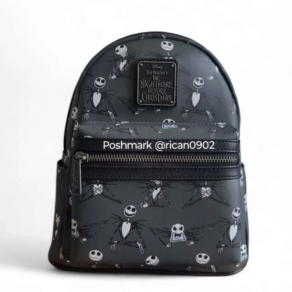 Loungefly Disney Nightmare Before Christmas Jack Skellington Poses Mini Backpack